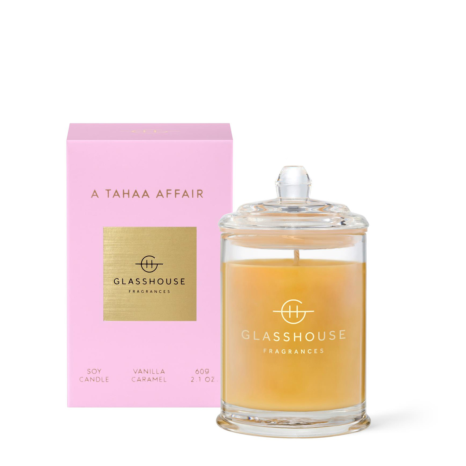 Glasshouse Fragrances A Tahaa Affair Soy Candle 60g